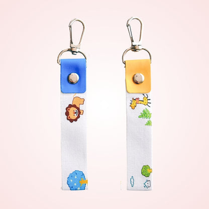 name tag 2 pcs animal colorful for kids bag