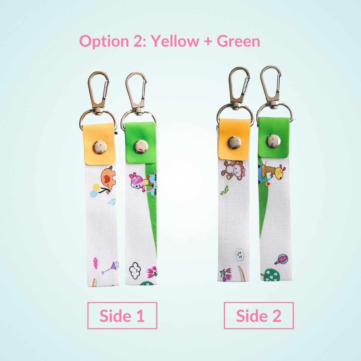name tag 2 pcs animal colorful for kids bag